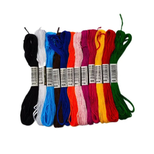 Lot de 12 fils colorés