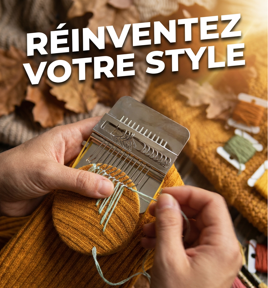 Mini métier à tisser et accessoires